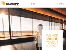 Tablet Screenshot of klumpp-coatings.cn